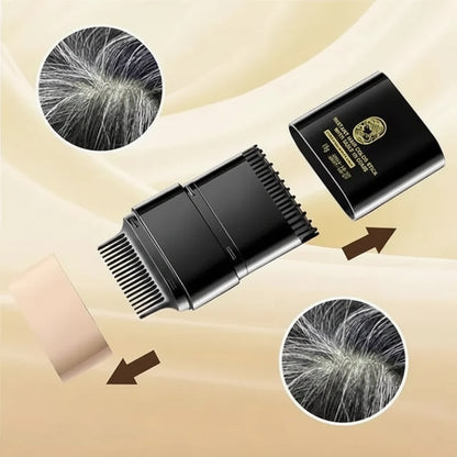 Instant Hair Dye Stick with Built-in Comb